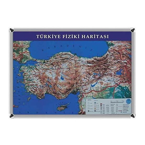Akyazı 70x100 Türkiye Fiziki Harita