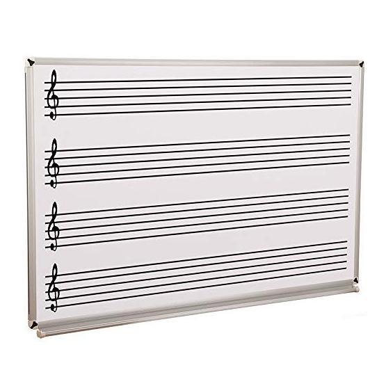 Akyazı Laminat Müzik Çizgili 120x240 cm Yazı Tahtası