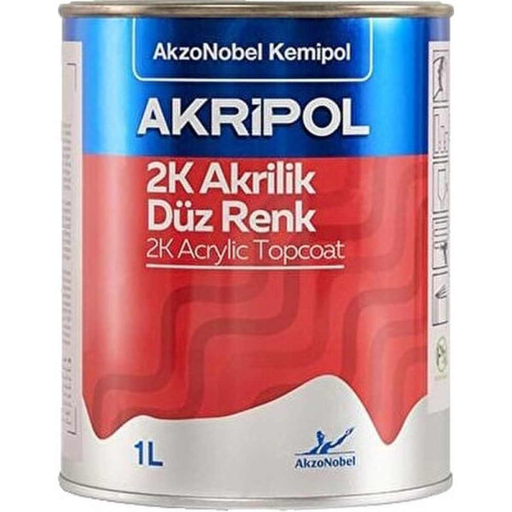 Akzonobel Akrilik 2k Audi LY9C Ibis Beyazı Akrilik Sonkat Oto Boyası 1 Litre Oto Boyaları Fiyatı
