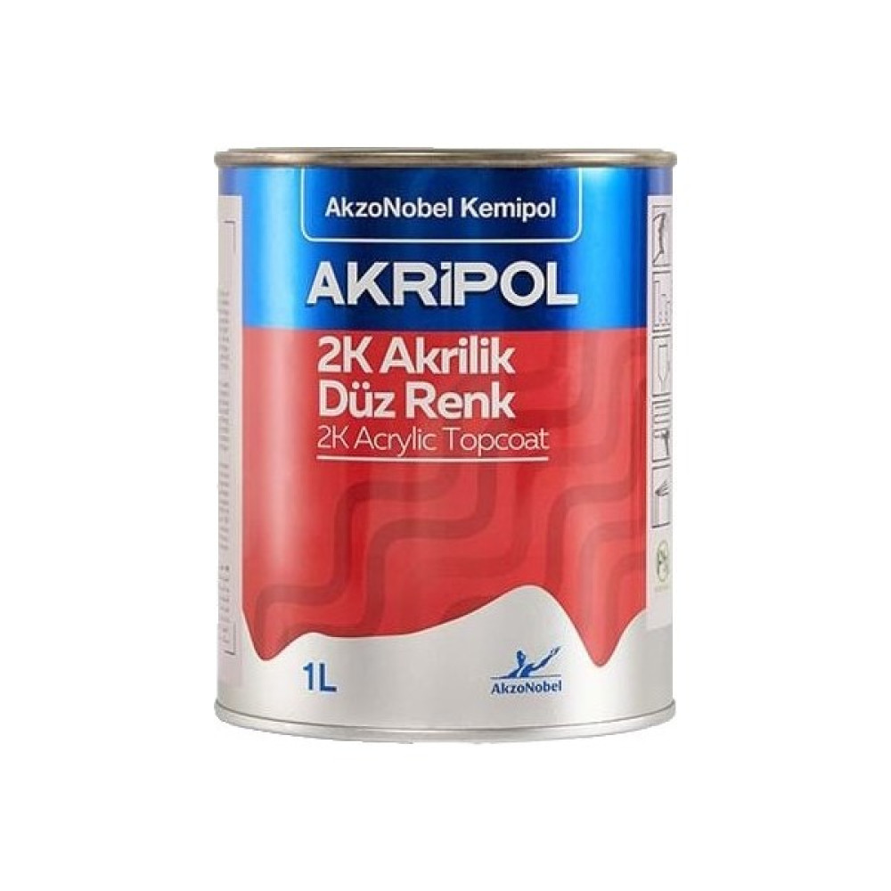 Akzonobel Akripol 2k Fiat Fİ224 Corfu Beyazı Akrilik Sonkat Oto Boyası 1 Litre Oto Boyaları Fiyatı