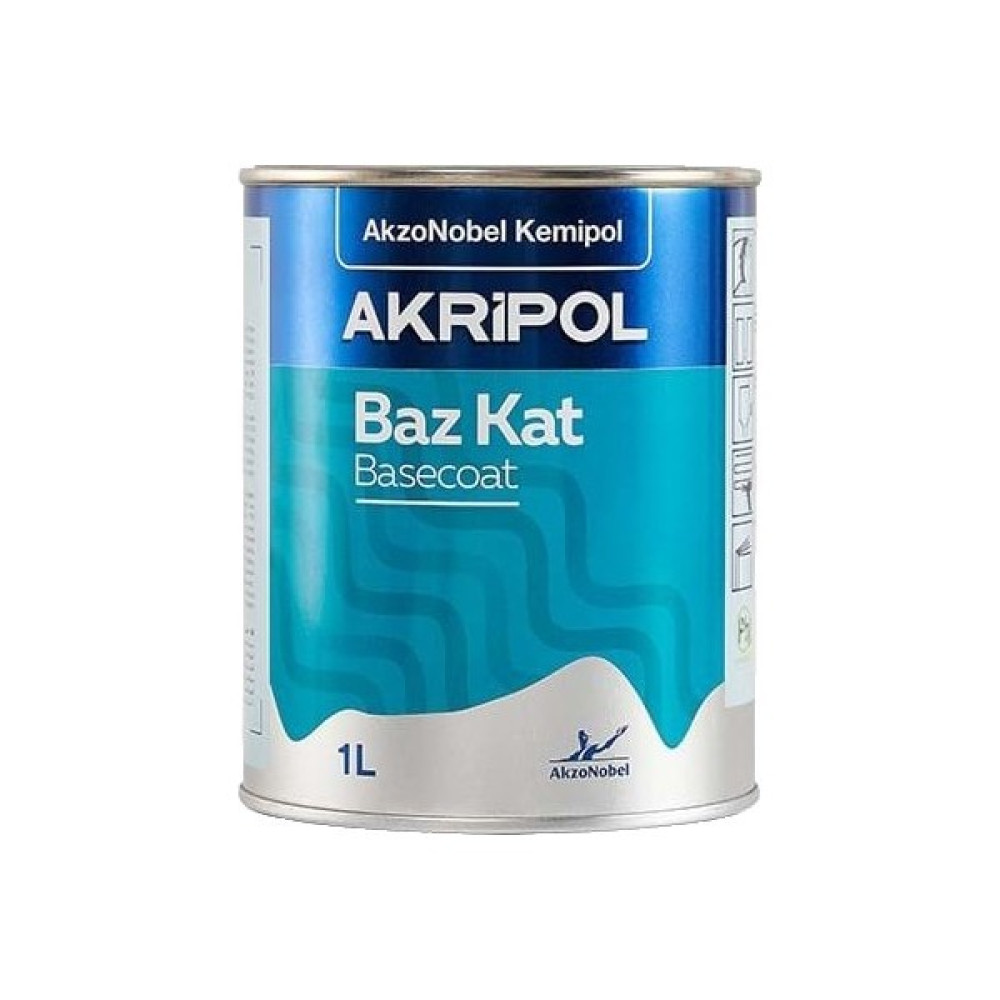 Akzonobel Akripol Bazkat Toyota 1c0 Gümüş Gri Akrilik Sonkat Oto Boyası 1 Litre Oto Boyaları Fiyatı
