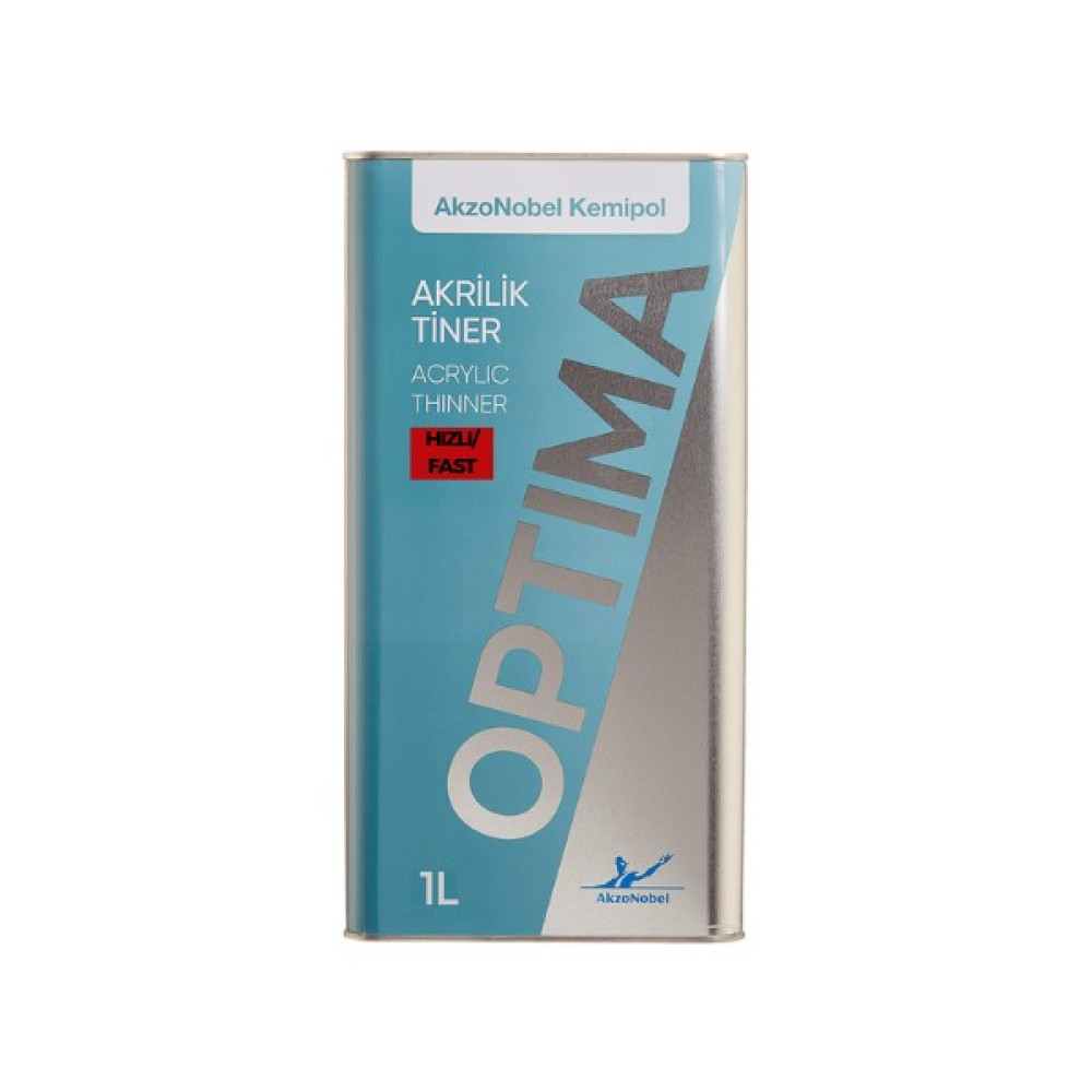 AkzoNobel Optima Üniversal Akrilik Tiner Hızlı 1 Lt Boya Malzemeleri Fiyatı