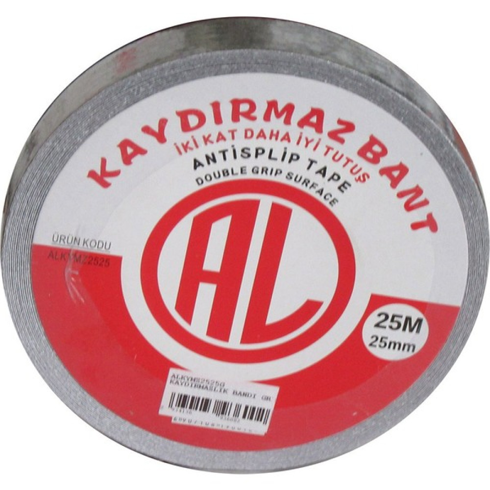 Al 25Mm 25 Mt Kaydırmaz Bant Gri Nalburiye & Hırdavat Fiyatı