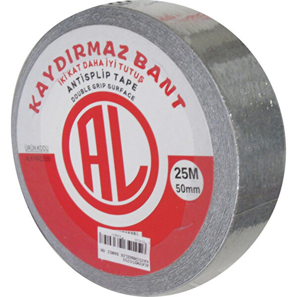 Al 50Mm 25 Mt Kaydırmaz Bant Gri Nalburiye & Hırdavat Fiyatı