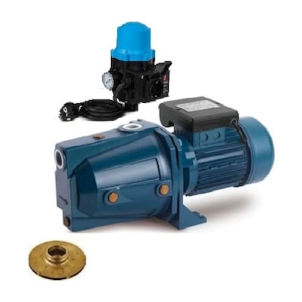 Al-Mak Dayuan 1 HP-220V-Hidromatlı Jet Santrifüj Su Pompası-Bakır Sargı-Bronz Fan Bahçe Makinesi Fiyatı