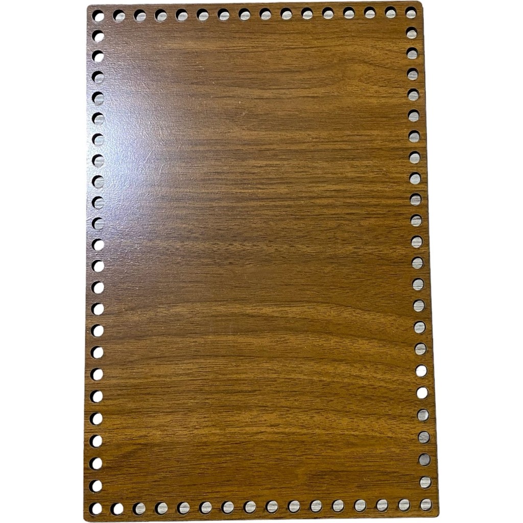Ala Depo Ahşap Dikdörtgen Sepet Tepsi Tabanı 30X20 cm Ceviz Çift Yüz 3 mm Mdf - Renkli - Standart Diğer Fiyatı