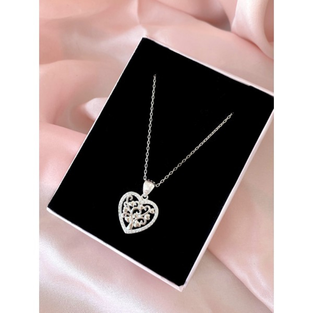 Alâ Silver Jewellery Kalpli Hayat Ağacı 925 Ayar Gümüş Kolye Gümüş Kolye Fiyatı