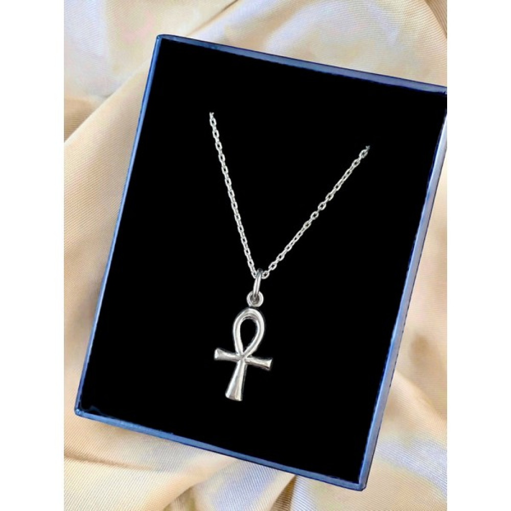 Alâ Silver Jewellery Nil'in Anahtarı Ankh Sembolü Tasarım 925 Ayar Gümüş Kolye Gümüş Kolye Fiyatı