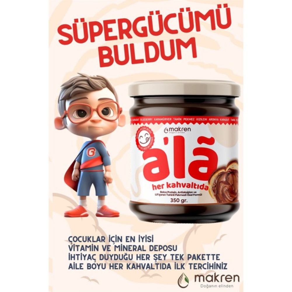 Ala Sürülebilir Tahinli Pekmezli Kahvaltılık - 350 gr Diğer Fiyatı