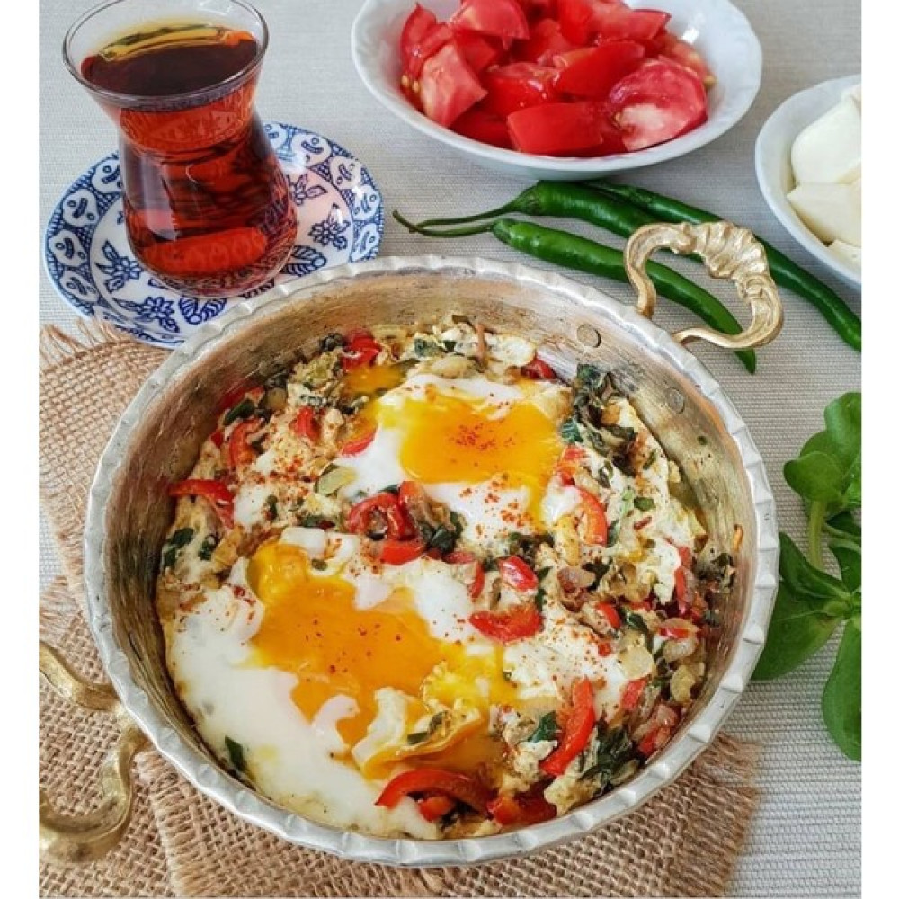 Alaca Avm Bakır Sahan 16 cm Kulplu Yumurta Tavası Tavalar Fiyatı