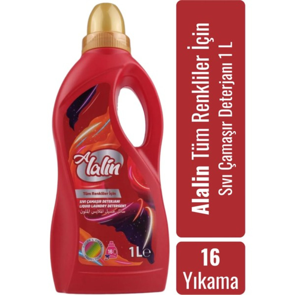 Alalin Renkliler Için Sıvı Çamaşır Deterjanı 1l 16 Yıkama Canlı Renkler ve Boya Koruma Teknolojisi Çamaşır Deterjanı Fiyatı