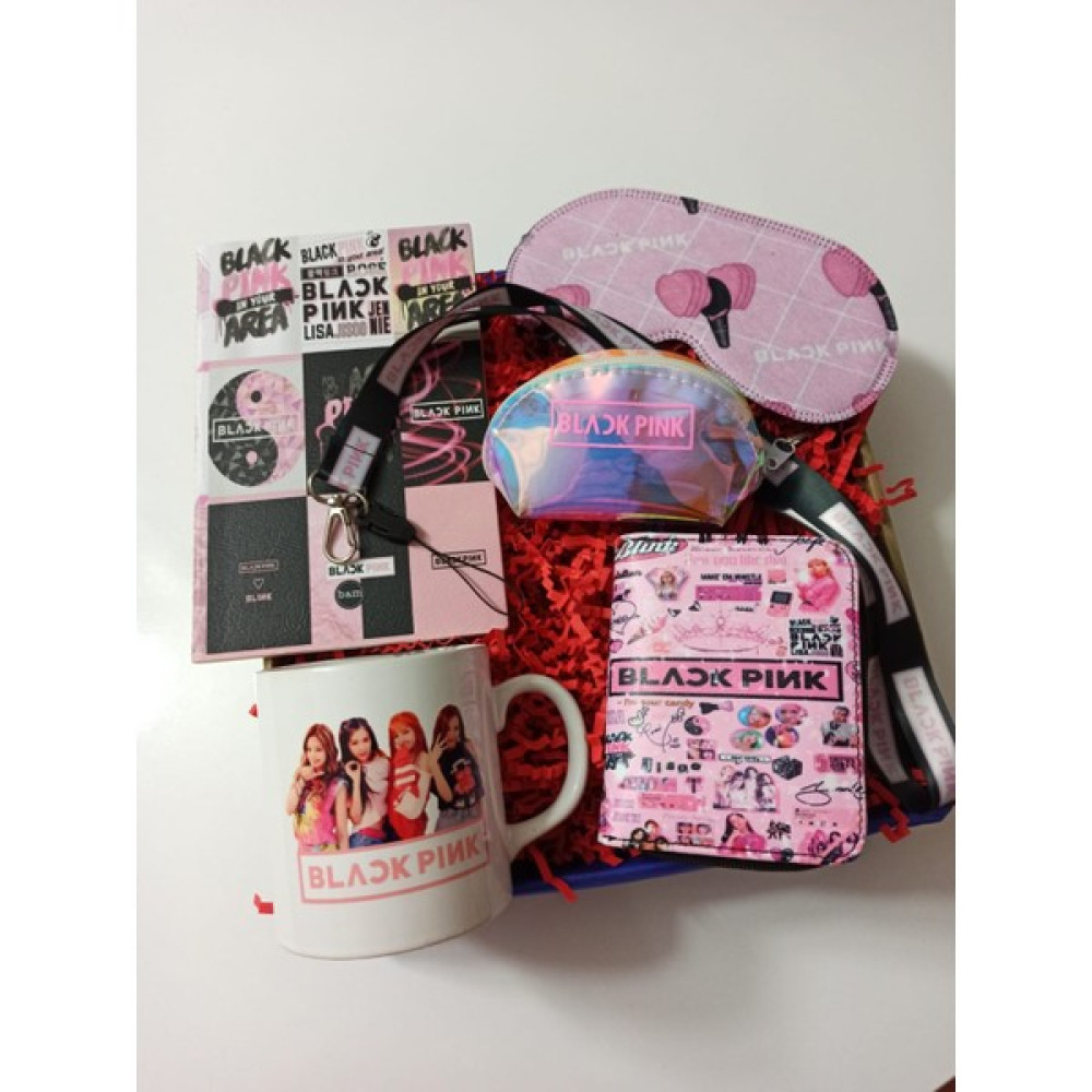 Alanç Gift Black Pink Özel Hediye Seti, Black Pink Kupa, Cüzdan, Para Cüzdanı, Boyun Ipi, Defter, Göz Bandi Altın, Takı & Aksesuar Fiyatı