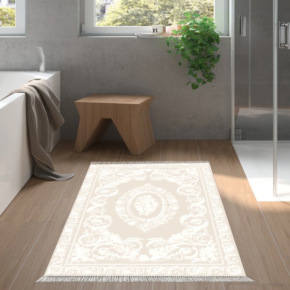 Alanur Home Eko Trend Djt Banyo Paspası Yıkanabilir Kaymaz Taban 747 Klasik Bej - 100 x 150 cm Salon Halısı Fiyatı