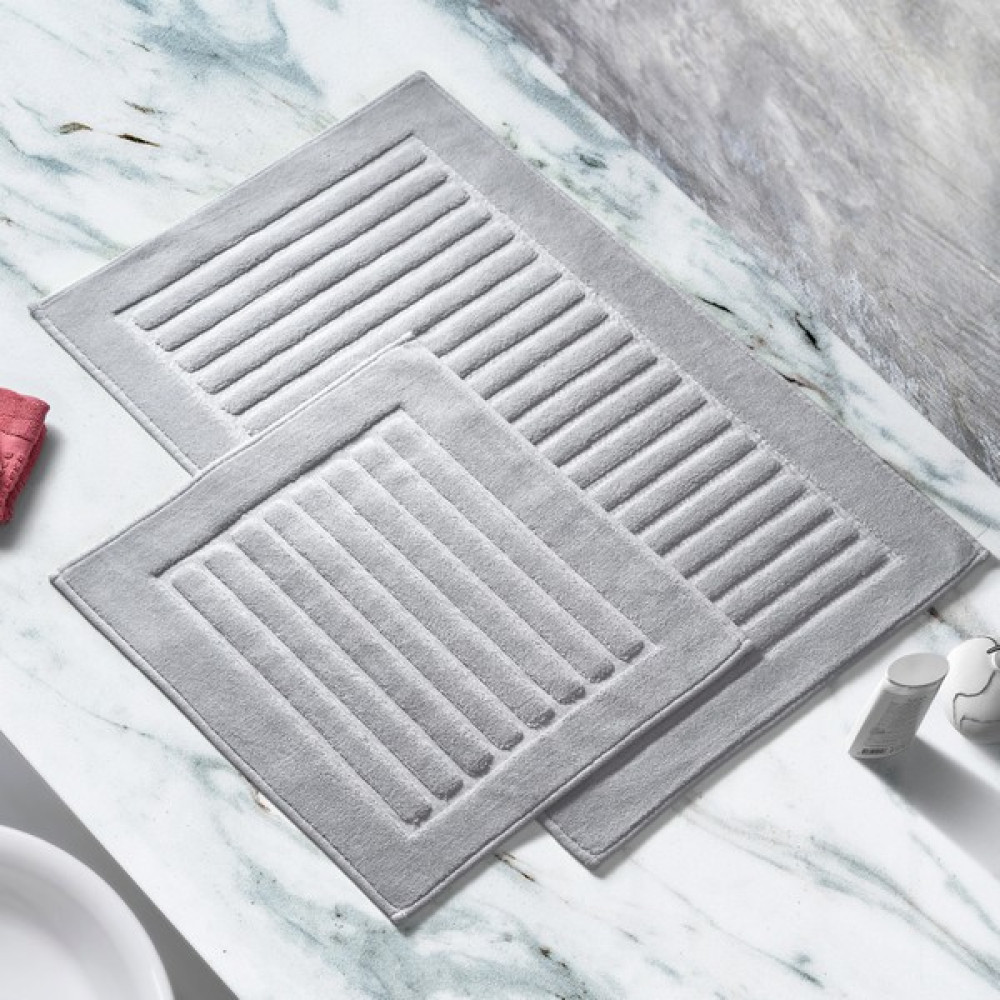 Alanur Home Mikonos Cotton 2'li Paspas Gri Klozet Takımı Fiyatı