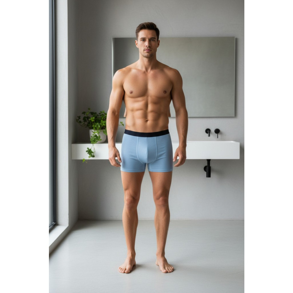 Alaturka Erkek Boxer Karışık Renk 3'lü Paket Set -BXR2000 Model-5 Erkek Boxer Fiyatı