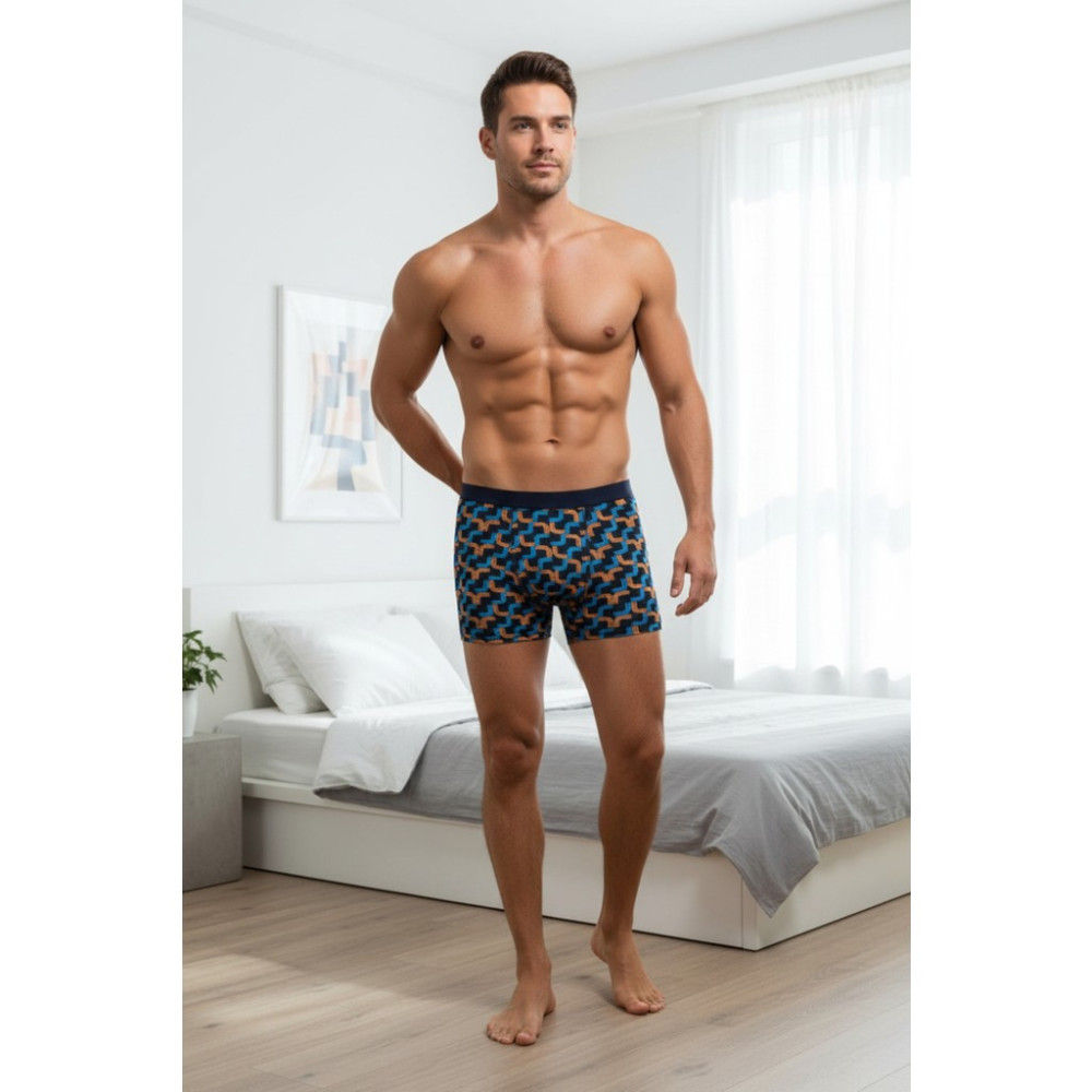 Alaturka Erkek Boxer Karışık Renk 3'lü Paket Set -BXR2000 Model-7 Erkek Boxer Fiyatı