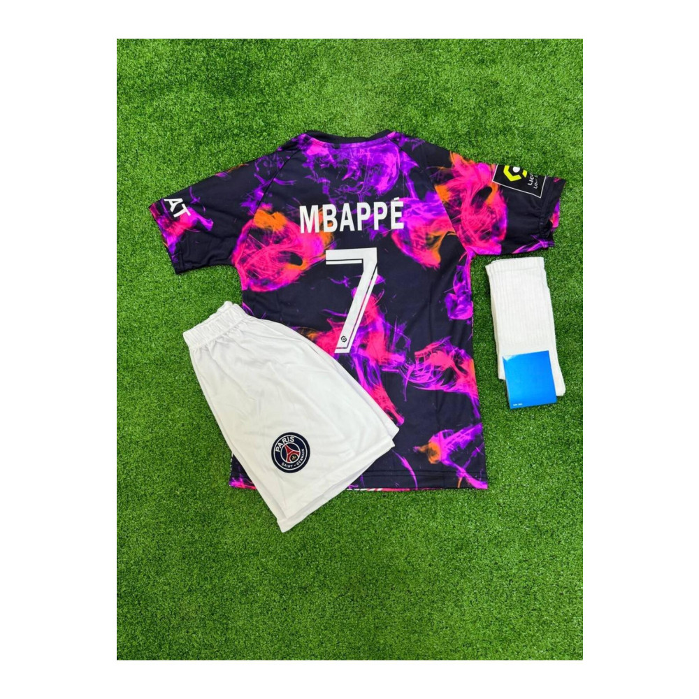 Alaturka Mix Mbappe Psg Özel Tasarım Yeni Sezon Çocuk Futbol Forması Paris Saint Germain 2023/24 5-6 Yaş Beden Erkek Forma Fiyatı