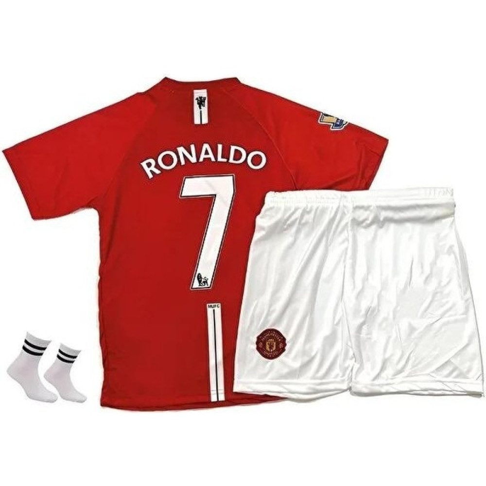 Alaturka Mix Ronaldo Manchester United 2007 Retro Çocuk Futbol Forması 3'lü Set Forma-Şort-Çorap- Futbol Malzemeleri Fiyatı
