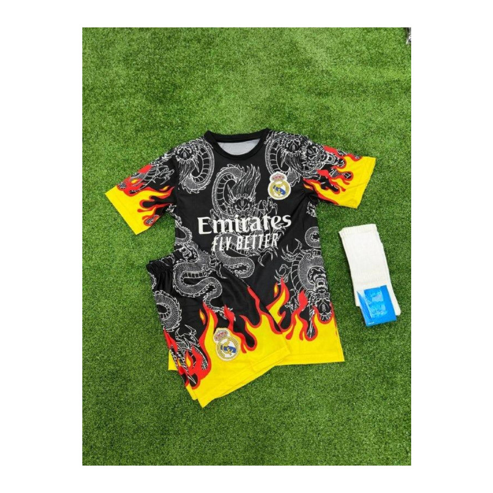 Alaturka Mix Ronaldo Real Madrid Alevli Özel Tasarım Yeni Sezon Çocuk Forma 3lü Takım 7-8 Yaş Beden Erkek Forma Fiyatı