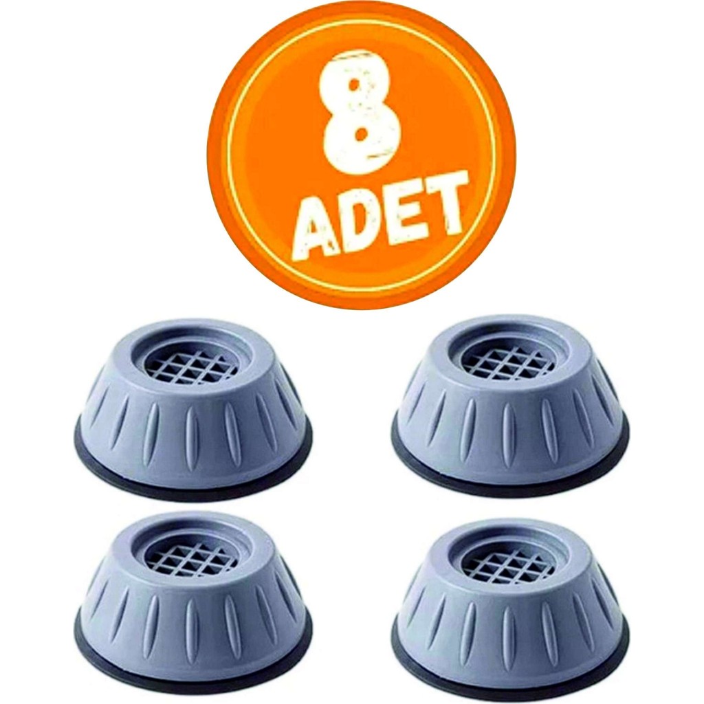 Alay Toys 8 Adet Çamaşır Makinesi Titreşim Engelleyici Stoper ve Mobilya Yükseltici Takoz Çamaşır Makineleri Fiyatı