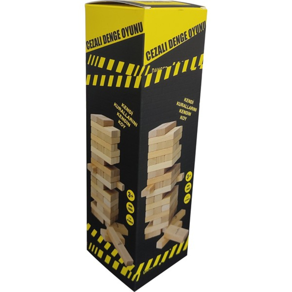 Alay Toys Cezalı Ahşap Denge Oyunu - Jenga - 54 Parça - 15 Parça Cezalı Blok Oyun Takımları Fiyatı