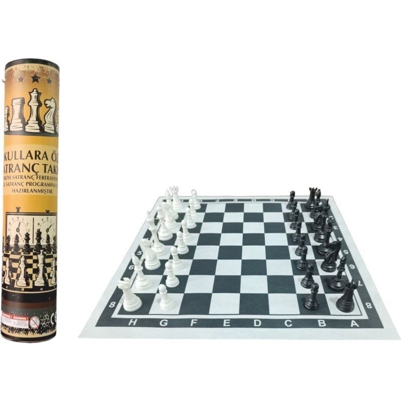 Alay Toys Okul Satranç Takımı 35X35CM Ahşap Malzeme ile 32 Parça Turnuva Standardı Satranç Fiyatı