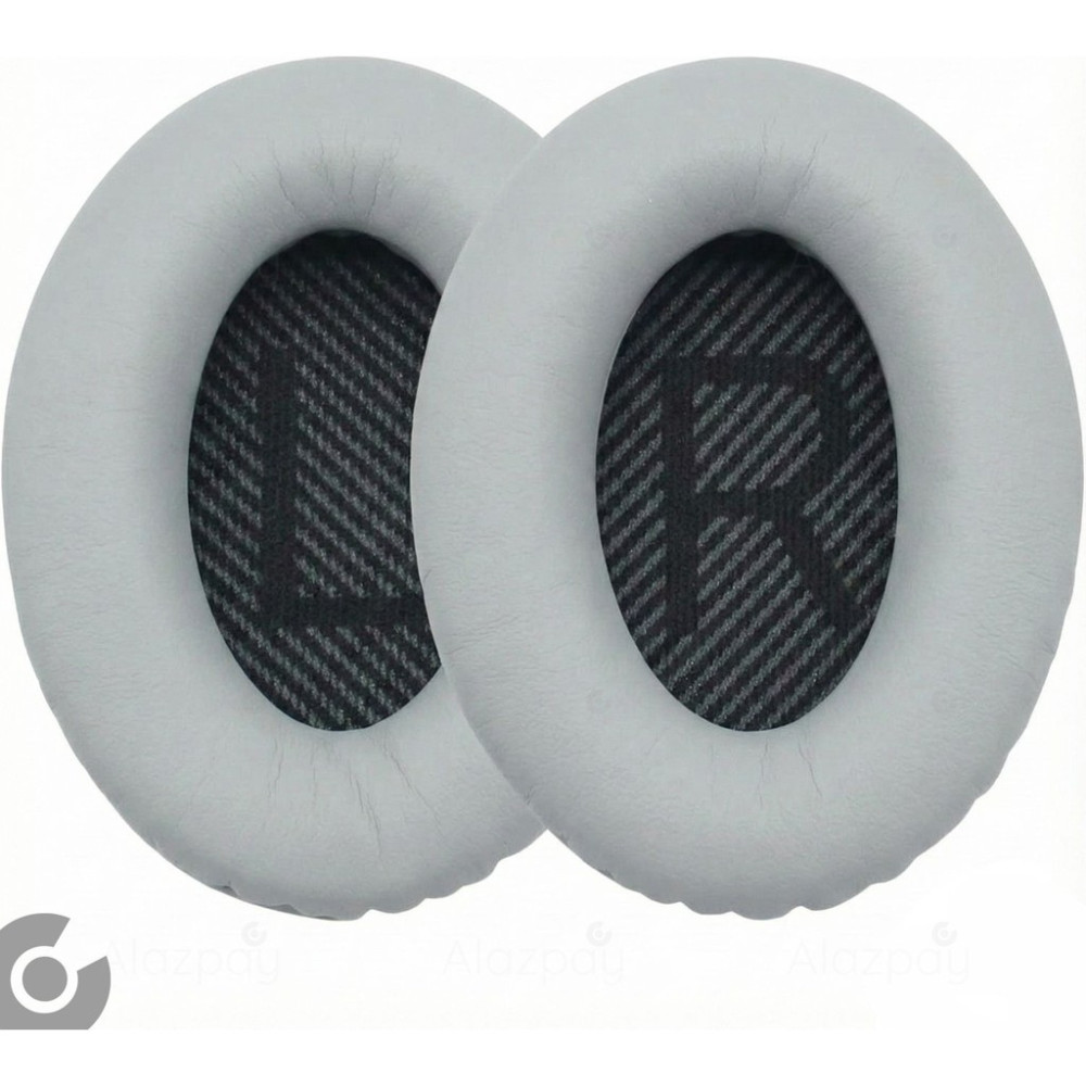 Alazpay Bose Qc2 Pedi QC25 Ae2 AE2I AE2W Qc2 QC15 QC35 QC35II Uyumlu Yumuşak Kulaklık Sünger Yastığı Pedi - Gri - Beyaz Kulaklık Aksesuarı Fiyatı