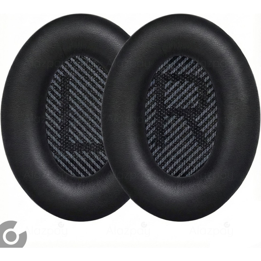 Alazpay Bose Qc2 Pedi QC25 Ae2 AE2I AE2W Qc2 QC15 QC35 QC35II Uyumlu Yumuşak Kulaklık Sünger Yastığı Pedi - Siyah - Siyah Kulaklık Aksesuarı Fiyatı