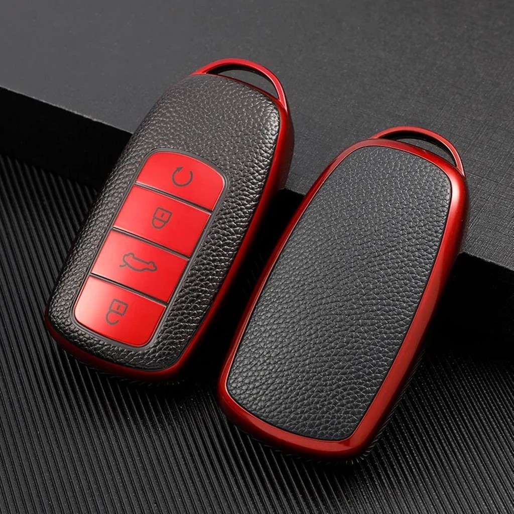 Alazpay Chery Tiggo 8 Pro & Omoda 5 Tpu Anahtar Kılıfı (1 Adet) - Kırmızı Anahtarlık Fiyatı
