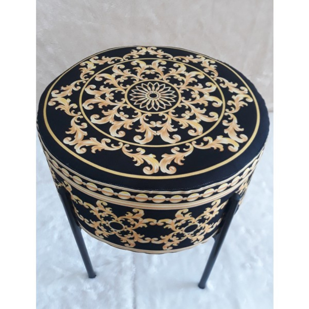 Albatros Collection Dekoratif,otantik,desen,ahşap,metal,ayak,ethnic,bohem,handmade,puf,tabure,sandalye,bench,koltuk Puf Fiyatı