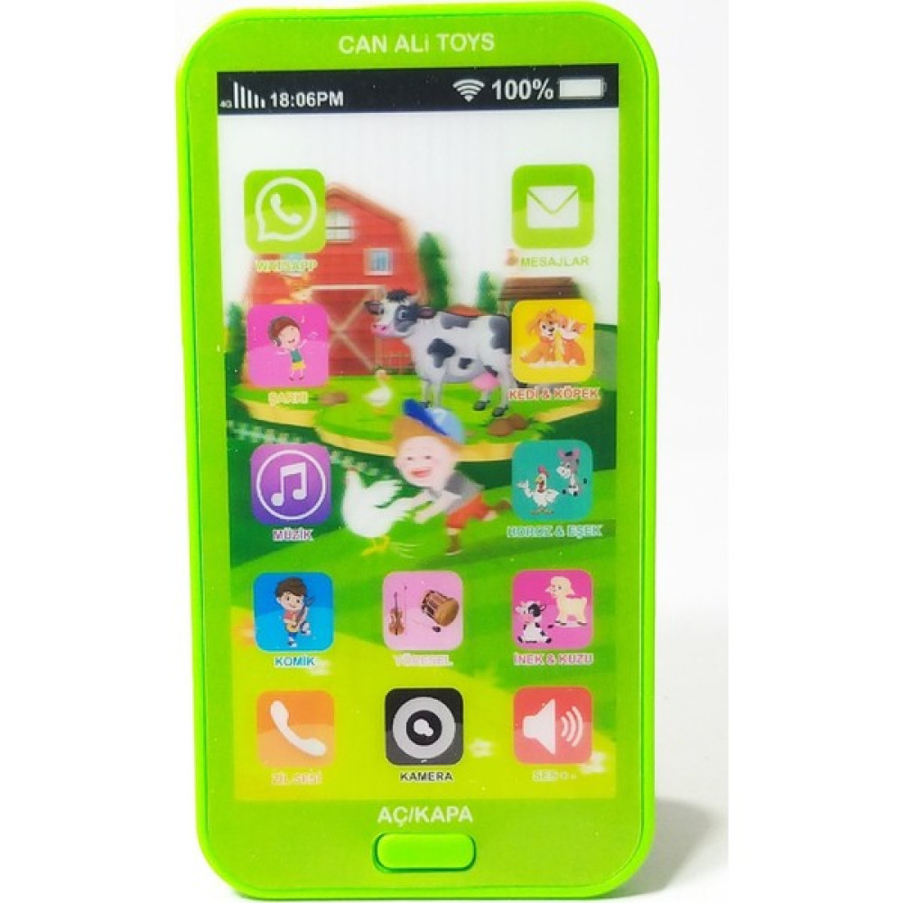 Albert Wilkins Can Ali Toys Oyuncak Dokunmatik Cep Telefonu Türkçe Sesli 12 Fonksiyonlu (Yurt Dışından) - Renkli Eğitici Oyuncak Fiyatı