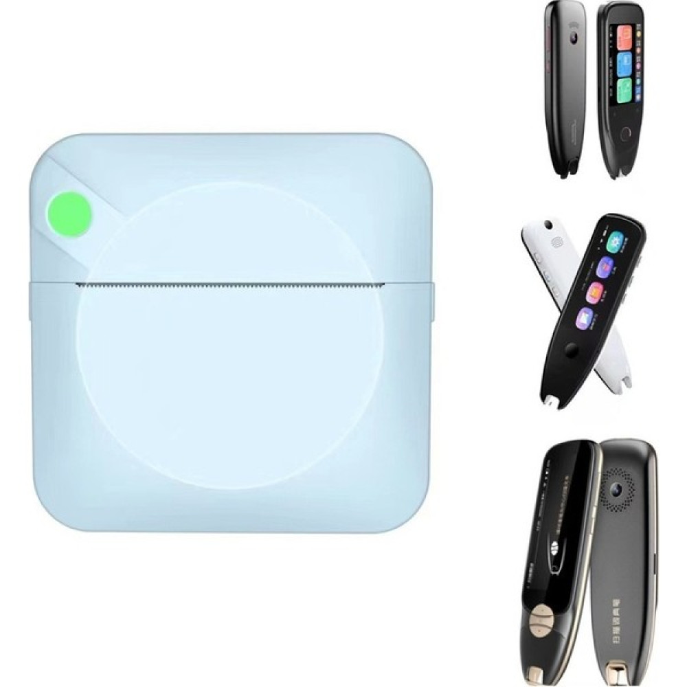 Albert Wilkins Yazıcı Mini Bluetooth Cep Termal Not Fotoğraf Barkod Etiketi (Yurt Dışından) - Beyaz - Lacivert Yazıcılar Fiyatı
