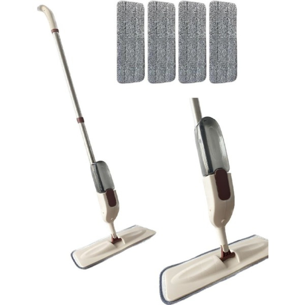 AlbiFoni Spin Mop Sprey Mop Deterjan Hazneli 4 Adet Moplu Spreyli Temizlik Paspası Temizlik Malzemeleri Fiyatı