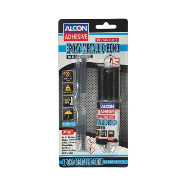 Alcon Çift Karışım Şırıngalı Metal Yapıştırıcı Epoxy Metallıc Bond Syrınge Mıx 30 Gr. Blıster M-2312 SSD / Solid State Drive Fiyatı