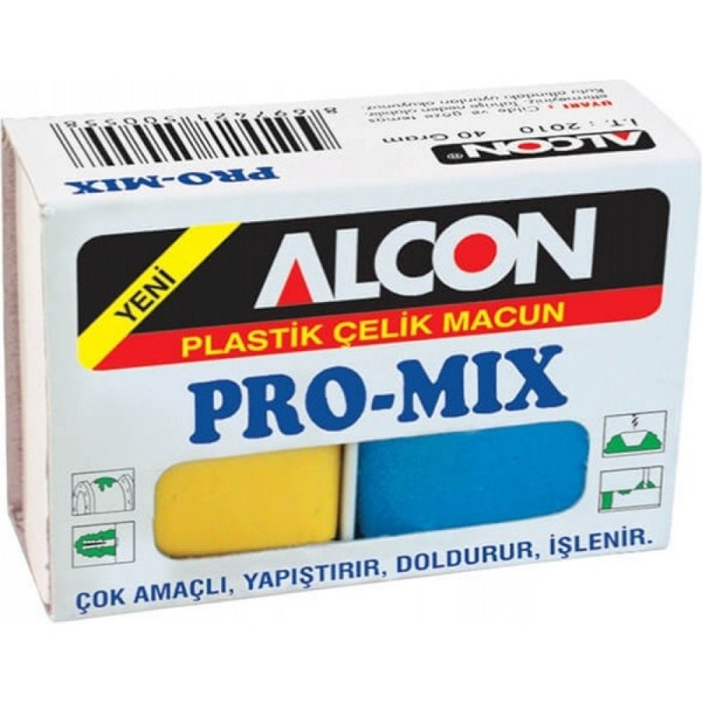 Alcon Pro-Mix Çok Amaçlı Kaynak Macun 80G (M-2207) Nalburiye & Hırdavat Fiyatı