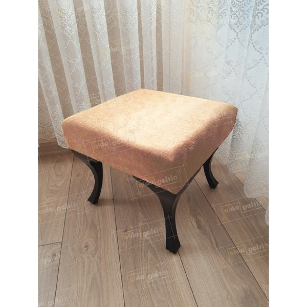 Alda Gelsin 45 x 45 Düz Kapı Önü Ayak Ucu Puf Makyaj Pufu - 45 cm - Vizon Puf Fiyatı