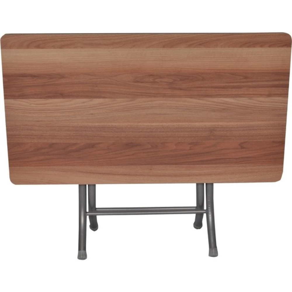Alda Gelsin Ahşap Desenli Katlanabilir Masa - Kahverengi - 70 x 120 cm Yemek & Mutfak Masası Fiyatı