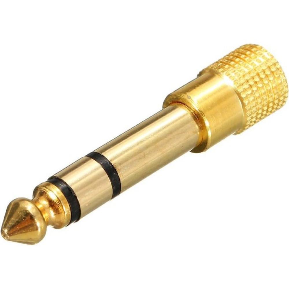 Aldım Geldi 6.3 mm Stereo Erkek-3.5 mm Stereo Dişi Gold Jack Fiş Çevirici Maket Fiyatı