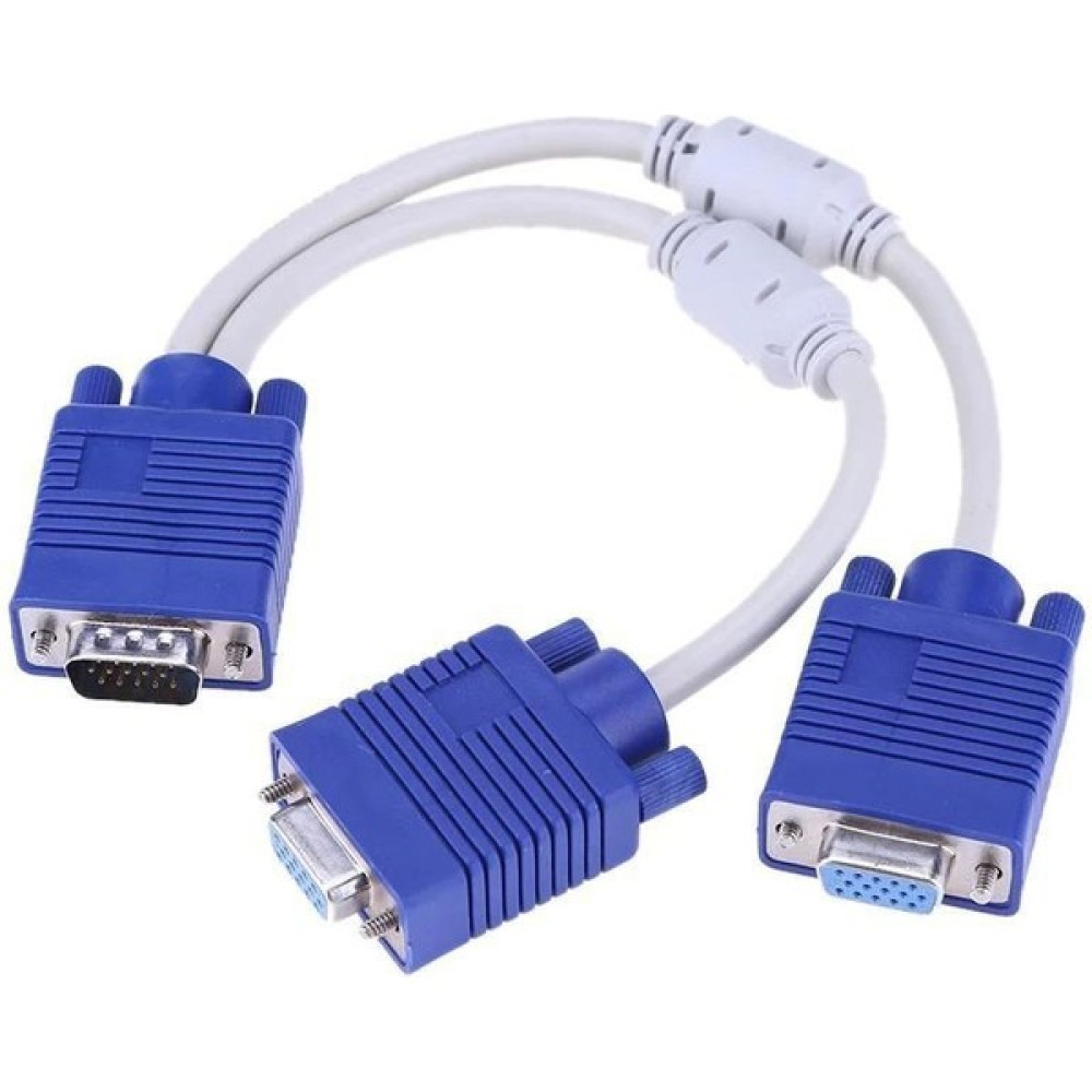 Aldım Geldi VGA Y Kablo VGA Splitter Kablo 2 Li VGA Çoklayıcı Kablo Maket Fiyatı
