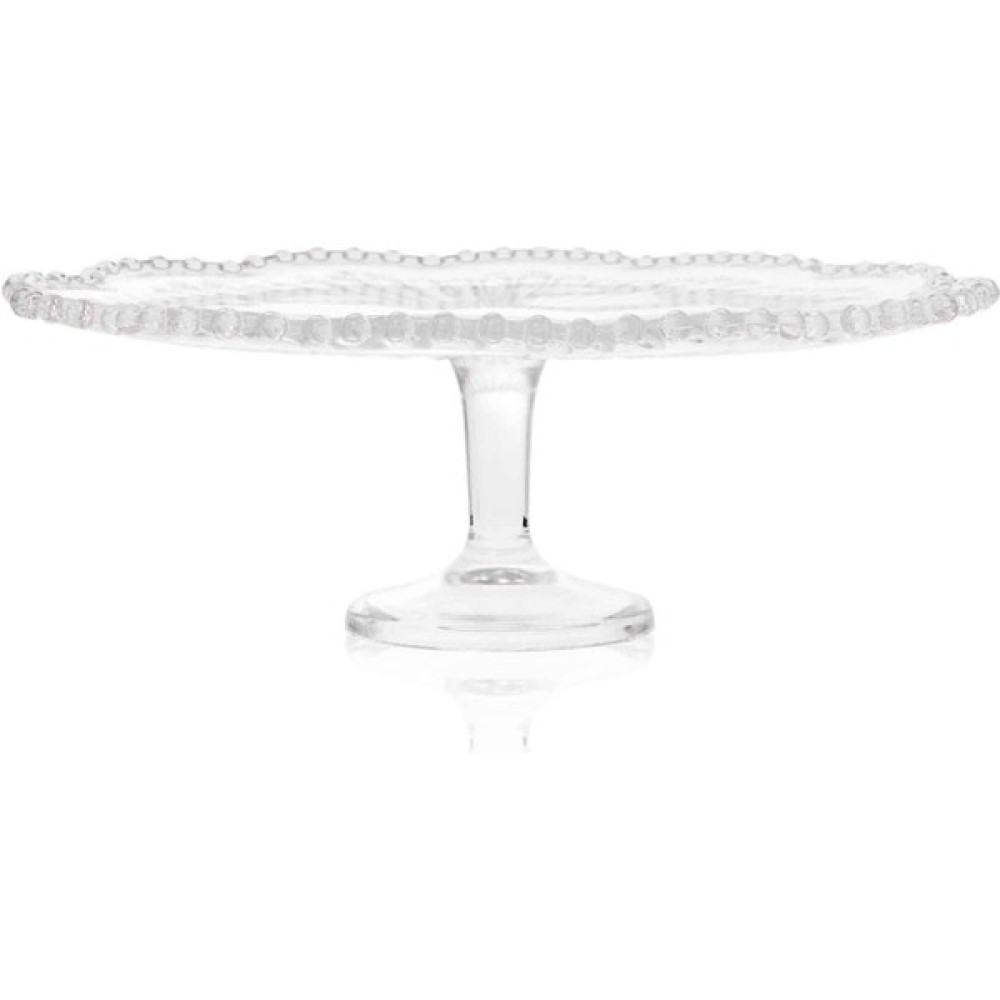 Alegre Glass Damla Ayaklı Sunum Tabağı - 20X12 cm Mutfak Gereçleri Fiyatı
