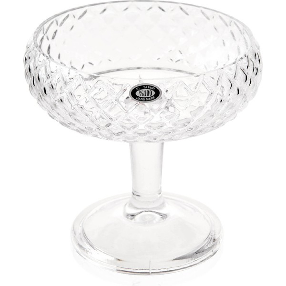 Alegre Glass Kafes Ayaklı Sunum Tabağı - 17X14,5 cm Mutfak Gereçleri Fiyatı