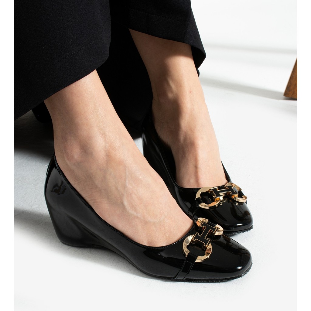 Alemdar Shoes Manu Siyah Rugan Gizli Topuk Kadın Ayakkabı Kadın Günlük Ayakkabıları Fiyatı