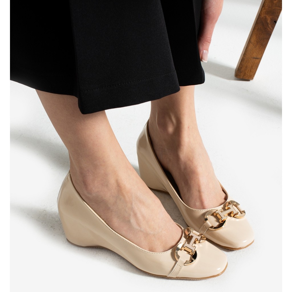 Alemdar Shoes Manu Vizon Rugan Gizli Topuk Kadın Ayakkabı Kadın Günlük Ayakkabıları Fiyatı