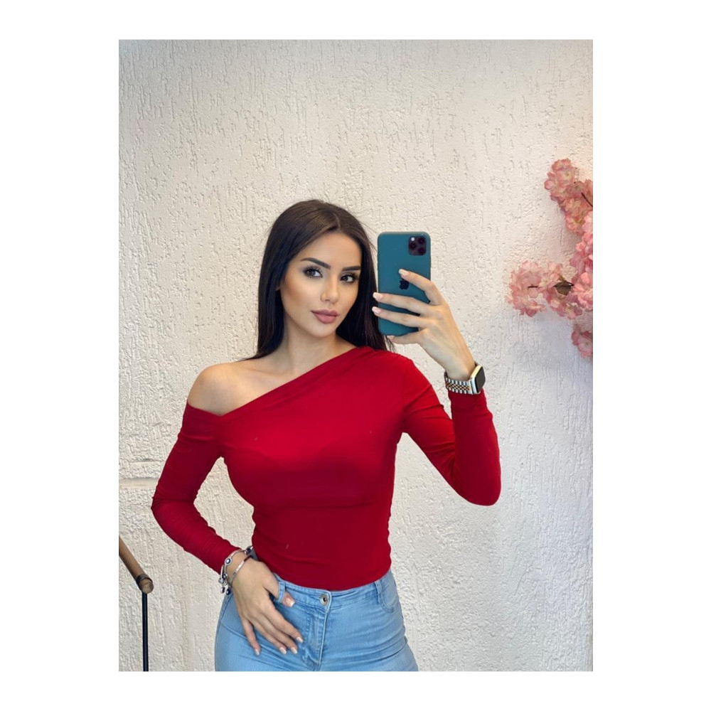 alenmoda Kadın Açık Omuzlu Sandy Örme Bluz M Beden Bluz Fiyatı