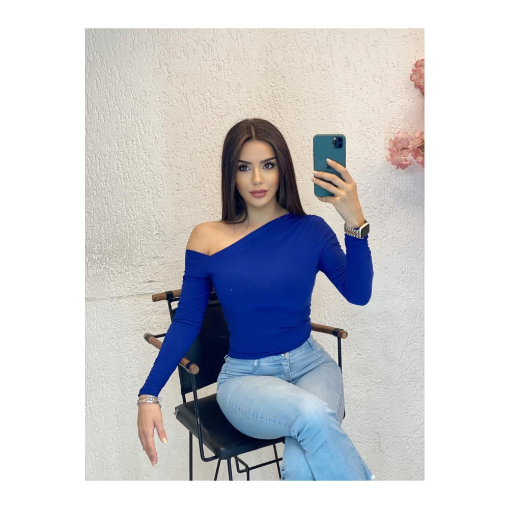 alenmoda Kadın Açık Omuzlu Sandy Örme Bluz XL Beden Bluz Fiyatı
