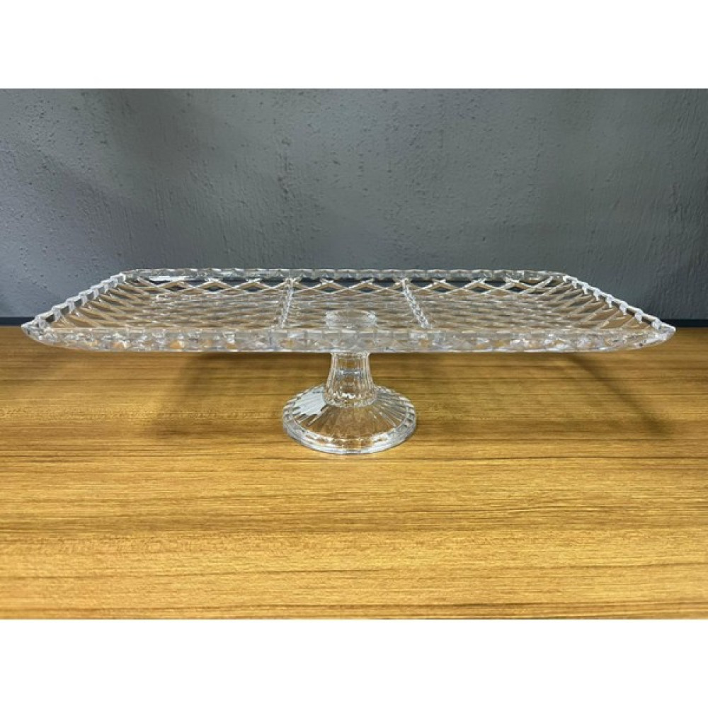 Aless Glass El Yapımı Ayaklı Cam Sunumluk Mutfak Gereçleri Fiyatı