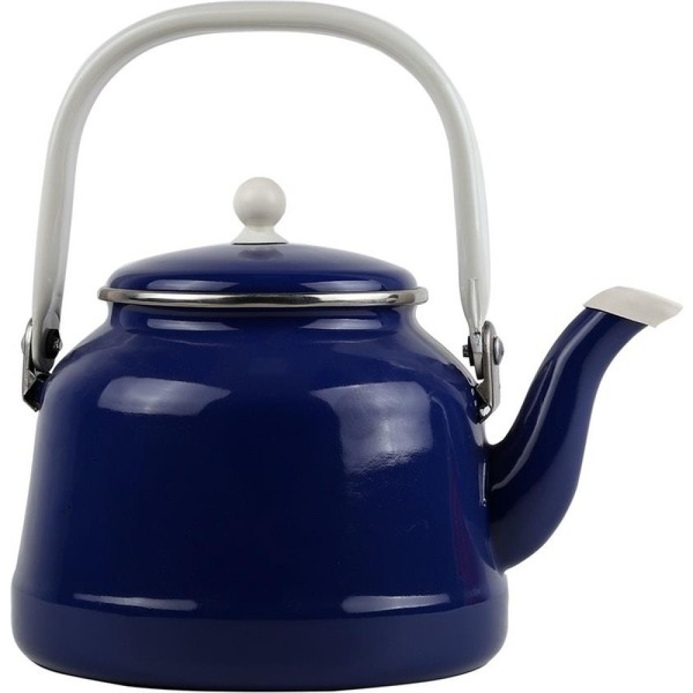 Alev Emaye Demlik Üstten Saplı 1,5 Litre Lacivert Çay / Çaydanlık Setleri Fiyatı