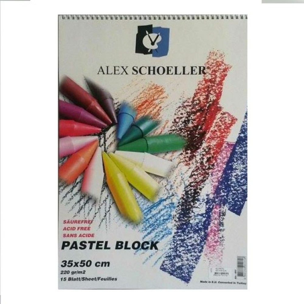 Alex Resim Blok 35X50 220Gr Pastel 15 Li Alx-851 Yardımcı Malzeme Fiyatı