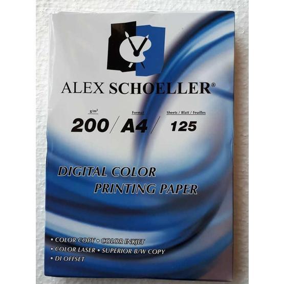 Alex Schoeller A4 Fotokopi Kağıdı 200 gr 125 Sayfa 1 Paket