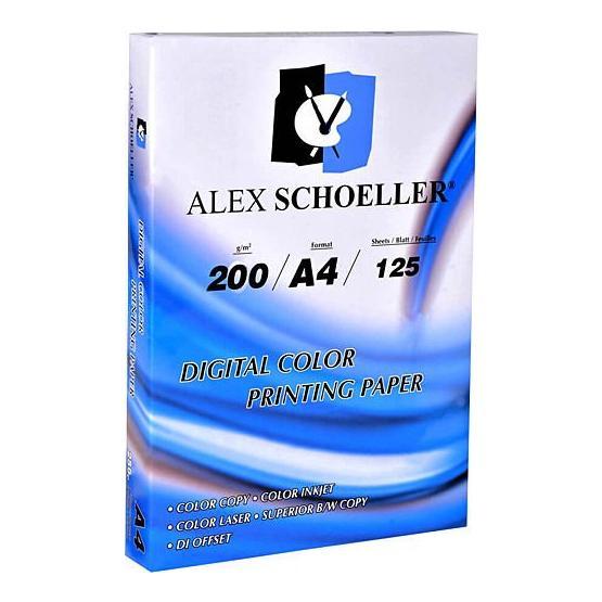 Alex Schoeller A4 Fotokopi Kağıdı 200 gr 125 Sayfa 1 Paket